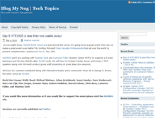 Tablet Screenshot of blogmynog.com